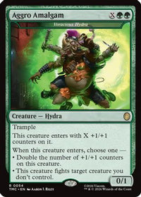 Aggro Amalgam - Voracious Hydra -  Foil (TMC-054) - Commander: Teenage Mutant Ninja Turtles