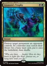 Assassin's Trophy -  Foil (TMC-055) - Commander: Teenage Mutant Ninja Turtles