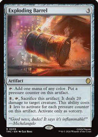Exploding Barrel -  Foil (TMC-039) - Commander: Teenage Mutant Ninja Turtles