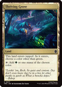 Thriving Grove -  Foil (TMC-077) - Commander: Teenage Mutant Ninja Turtles