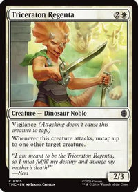 Triceraton Regenta -  (TMC-105) - Commander: Teenage Mutant Ninja Turtles