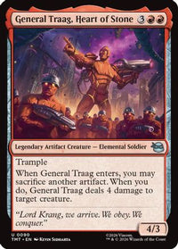 General Traag, Heart of Stone -  Foil (TMT-090) - Teenage Mutant Ninja Turtles