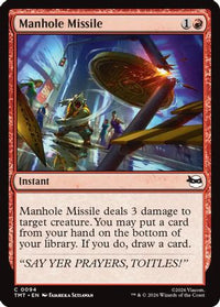 Manhole Missile -  Foil (TMT-094) - Teenage Mutant Ninja Turtles