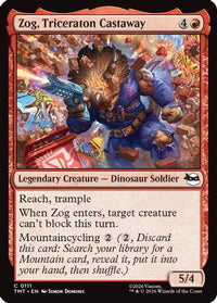 Zog, Triceraton Castaway -  Foil (TMT-111) - Teenage Mutant Ninja Turtles