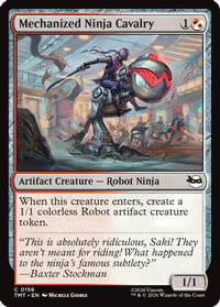 Mechanized Ninja Cavalry -  Foil (TMT-156) - Teenage Mutant Ninja Turtles