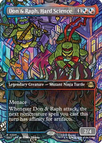 Don & Raph, Hard Science (Borderless) -  (TMT-205) - Teenage Mutant Ninja Turtles