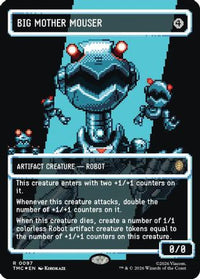 Big Mother Mouser (Borderless) (Surge Foil) -  Foil (TMC-097) - Commander: Teenage Mutant Ninja Turtles