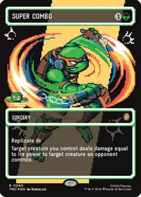 Super Combo (Borderless) (Surge Foil) -  Foil (TMC-095) - Commander: Teenage Mutant Ninja Turtles