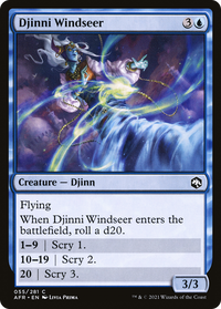 Djinni Windseer [Dungeons & Dragons: Adventures in the Forgotten Realms]
