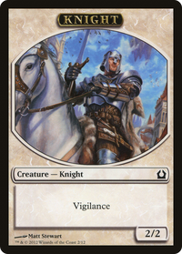 Knight Token [Return to Ravnica Tokens]