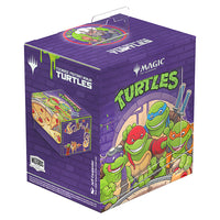Deck Case: Sidewinder 133+ Xenoskin MTG- Teenage Mutant Ninja Turtles- Pizza Box