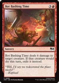 Bot Bashing Time -  Foil (TMT-085) - Teenage Mutant Ninja Turtles