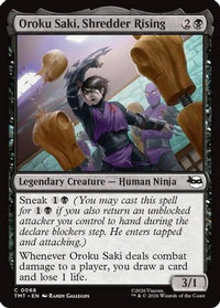 Oroku Saki, Shredder Rising -  Foil (TMT-068) - Teenage Mutant Ninja Turtles