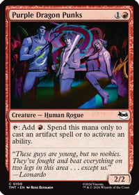 Purple Dragon Punks -  Foil (TMT-100) - Teenage Mutant Ninja Turtles