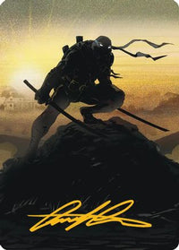 Leonardo, Sewer Samurai Art Card (20/54) -  (ASTMT-020) - Art Series: Teenage Mutant Ninja Turtles