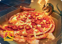 Spicy Oatmeal Pizza Art Card -  (ASTMT-011) - Art Series: Teenage Mutant Ninja Turtles