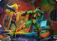 Michelangelo, Game Master Art Card -  (ASTMT-013) - Art Series: Teenage Mutant Ninja Turtles