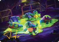 The Ooze Art Card -  (ASTMT-018) - Art Series: Teenage Mutant Ninja Turtles