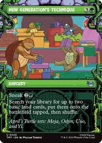 New Generation's Technique (Showcase) -  (TMT-240) - Teenage Mutant Ninja Turtles