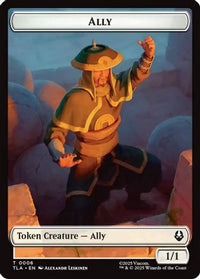 Ally (0006) // Bear Double-Sided Tokens -  (TLA-6 // 12) - Avatar: The Last Airbender