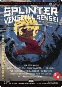 Splinter, Vengeful Sensei - Ink-Eyes, Servant of Oni -  Foil (SLD-2374) - Secret Lair Drop Series