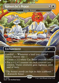 Katsuichi's Peace - Felidar Retreat -  Foil (SLD-2378) - Secret Lair Drop Series