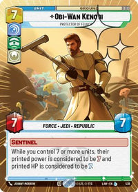 Obi-Wan Kenobi - Protector of Felucia (Hyperspace Foil) (538) - A Lawless Time Foil