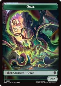 Ooze // Copy Double-Sided Token -  Foil (TMC-1 // 1) - Commander: Teenage Mutant Ninja Turtles
