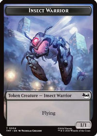 Insect Warrior // Food Double-Sided Token -  Foil (TMT-4 // 8) - Teenage Mutant Ninja Turtles