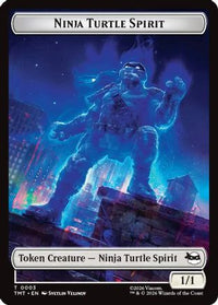 Ninja Turtle Spirit // Food Double-Sided Token -  (TMT-3 // 8) - Teenage Mutant Ninja Turtles