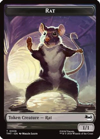 Rat // Copy Double-Sided Token -  Foil (TMT-6 // 1) - Teenage Mutant Ninja Turtles