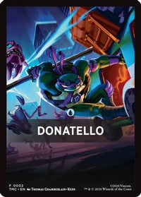 Donatello Theme Card -  (TMC-002) - Commander: Teenage Mutant Ninja Turtles