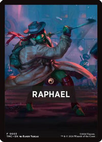 Raphael Theme Card -  (TMC-003) - Commander: Teenage Mutant Ninja Turtles