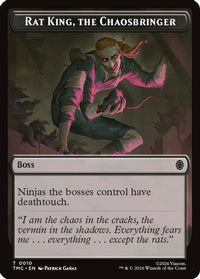 Rat King, The Chaosbringer -  (TMC-010) - Commander: Teenage Mutant Ninja Turtles