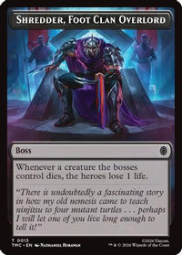 Shredder, Foot Clan Overlord -  (TMC-013) - Commander: Teenage Mutant Ninja Turtles