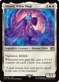 Minwu, White Mage -  (FIN-026) - FINAL FANTASY