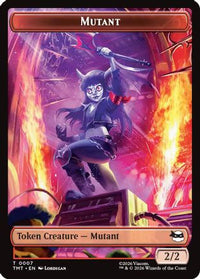 Mutant // Ninja Turtle Spirit Double-Sided Token -  (TMT-7 // 3) - Teenage Mutant Ninja Turtles