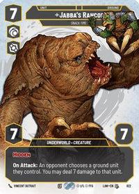 Jabba's Rancor - Snack Time! (Prestige) (822) - A Lawless Time