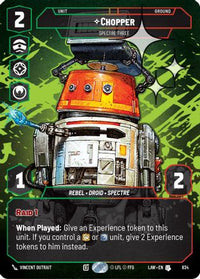 Chopper - Spectre Three (Prestige Foil) (834) - A Lawless Time Foil