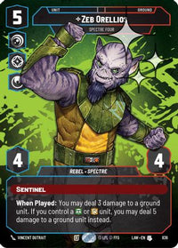 Zeb Orellios - Spectre Four (Prestige Foil) (836) - A Lawless Time Foil