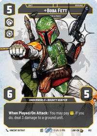 Boba Fett - For a Price (Prestige Foil) (852) - A Lawless Time Foil
