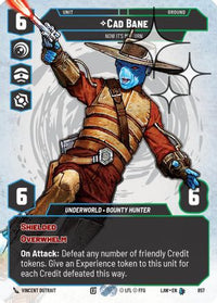 Cade Bane - Now It's My Turn (Prestige Foil) (857) - A Lawless Time Foil