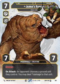 Jabba's Rancor - Snack Time! (Prestige Foil) (861) - A Lawless Time Foil