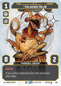 Salacious Crumb - Cackling Companion (Prestige Foil) (862) - A Lawless Time Foil