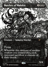 Butcher of Malakir (7071) -  Foil (SLD-7071) - Secret Lair Drop Series