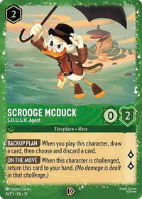 Scrooge McDuck - S.H.U.S.H. Agent (36) Holofoil - Disney Lorcana Promo Cards