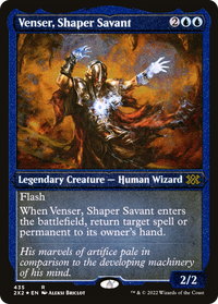 Venser, Shaper Savant (Foil Etched) -  Foil (2X2-435) - Double Masters 2022