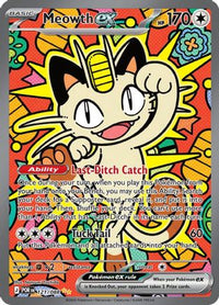 Meowth ex 121/088  - Holofoil ME03 Perfect Order - Special Illustration Rare