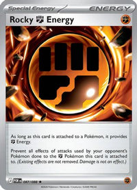 Rocky Fighting Energy 087  - Holofoil ME03 Perfect Order - Rare