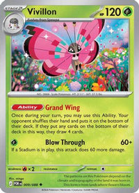 Vivillon 009  - Reverse Holofoil ME03 Perfect Order - Uncommon